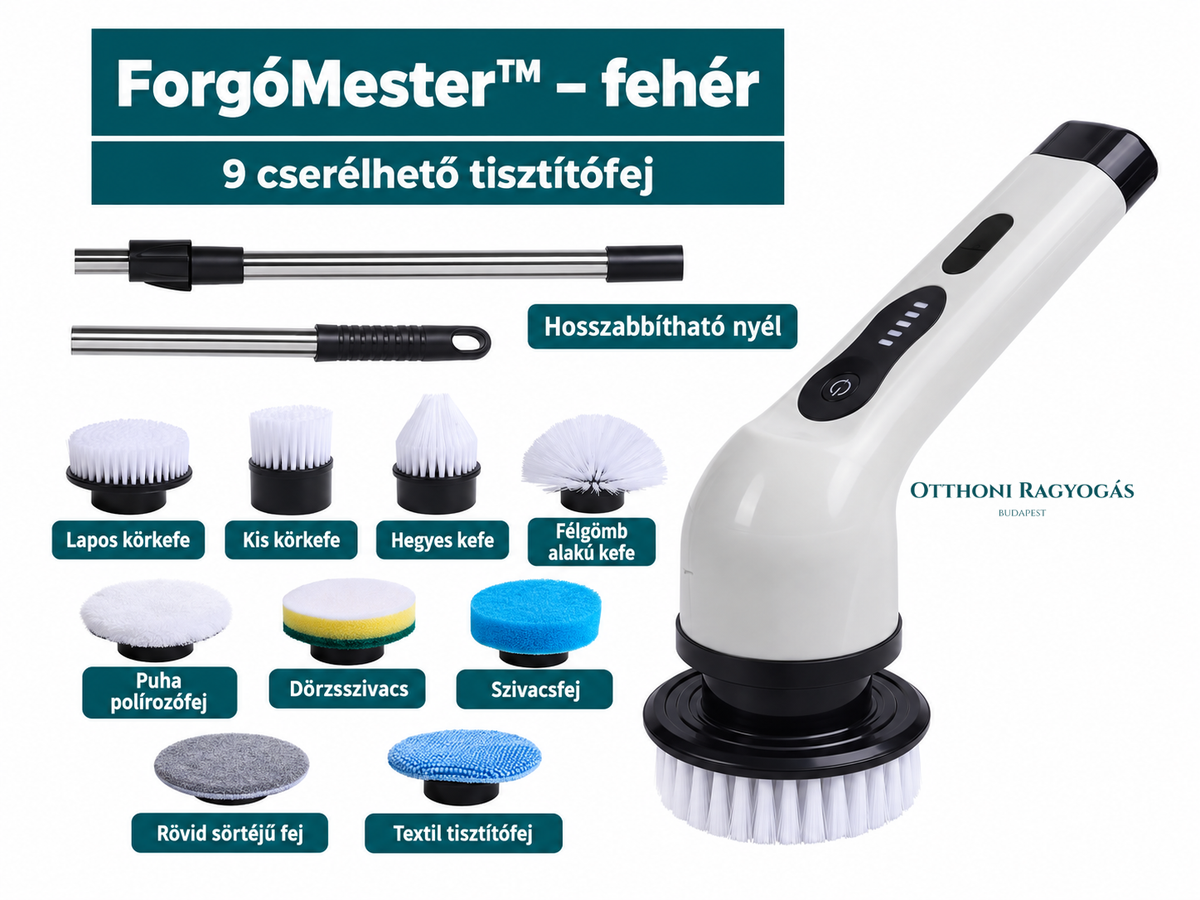 ForgóMester™ 9 az 1-ben elektromos takarítókefe